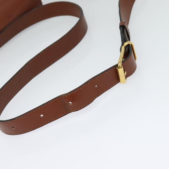 CELINE Shoulder Bag Leather Brown - Picture 7 of 13